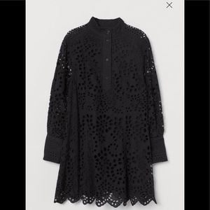 H&M Eyelet Embroidery Dress